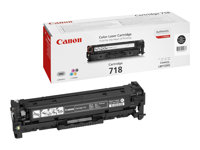 Canon 718 Black - Svart - original - tonerkassett - för ImageCLASS LBP7200; i-SENSYS MF8330, MF8350; Laser Shot LBP-7200; Satera MF8330, MF8350 2662B002