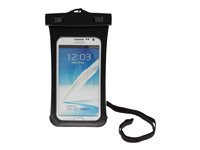 Insmat WATERPROOF BAG XL - Skyddande vattentätt fodral för mobiltelefon - termoplastisk polyuretan (TPU) - transparent 860-8097