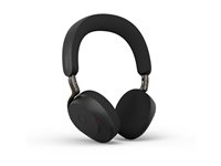 Jabra Evolve3 75 MS - Headset - på örat - Bluetooth - trådlös - aktiv brusradering - USB-C via Bluetooth-adapter - svart - Optimerat för Microsoft Teams 37599-999-899