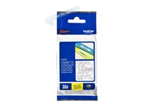 Brother TZe-135 - Självhäftande - vit på transparent - Rulle (1,2 cm x 8 m) 1 kassett(er) bandlaminat - för Brother PT-D210, D600, H110; P-Touch PT-1010, D200, D450, D800, E550, H110, P750, P900 TZE135