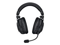 Logitech PRO X - Headset - fullstorlek - LIGHTSPEED - trådlös - ljudisolerande 981-001263