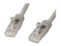 StarTech.com Cat6-patchkabel med hakfria RJ45-kontakter ? 2 m, grå - Patch-kabel - RJ-45 (hane) till RJ-45 (hane) - 2 m - UTP - CAT 6 - hakfri - grå N6PATC2MGR