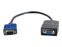 C2G TruLink 2-Port UXGA Monitor Splitter - Linjedelare för video - 2 x VGA - skrivbordsmodell 89032