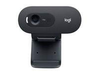Logitech C505e - Webbkamera - färg - 720p - fast lins - ljud - USB 960-001372