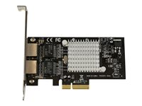StarTech.com Dual Port PCI Express (PCIe x4) Gigabit Ethernet Server Adapter - 2 Port Network Card - Intel i350 NIC - GbE Network Card (ST2000SPEXI) - Nätverksadapter - PCIe 2.1 x4 - Gigabit Ethernet x 2 ST2000SPEXI