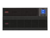 APC Easy UPS SRV SRV10KRIL - UPS (kan monteras i rack) - AC 220-240 V - 10000 Watt - 10000 VA - 1-fas - RS-232, USB - utgångskontakter: 1 - 2U SRV10KRIL