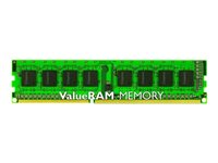 Kingston ValueRAM - DDR3 - modul - 8 GB - DIMM 240-pin - 1600 MT/s / PC3-12800 - CL11 - 1.5 V - ej buffrad - icke ECC KVR16N11/8