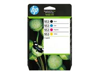 HP 953 - 4-pack - svart, gul, cyan, magenta - original - Officejet - bläckpatron - för Officejet Pro 9010, 9012, 9013, 9014, 9015, 9016, 9018, 9019, 9020, 9022, 9023, 9025 6ZC69AE#LS3