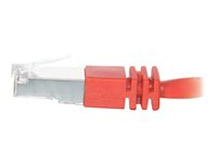 C2G Cat5e Booted Shielded (STP) Network Patch Cable - Patch-kabel - RJ-45 (hane) till RJ-45 (hane) - 10 m - STP - CAT 5e - formpressad - röd 83800