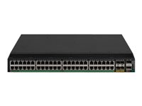 HPE FlexFabric 5901AF 48-Port 1GBaseT 4XG 2QSFP+ Switch - Switch - L3 - Administrerad - 48 x 10/100/1000 + 4 x 10 Gigabit Ethernet / 1 Gigabit Ethernet SFP+ + 2 x 40 Gigabit QSFP+ - rackmonterbar JL864A
