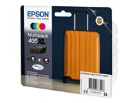 Epson 405XL Multipack - 4-pack - XL - svart, gul, cyan, magenta - original - blister med RF-larm/akustiskt larm - bläckpatron - för WorkForce WF-7310, 7830, 7835, 7840; WorkForce Pro WF-3820, 3825, 4820, 4825, 4830 C13T05H64020