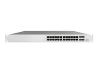 Cisco Meraki Cloud Managed MS120-24P - Switch - Administrerad - 24 x 10/100/1000 + 4 x Gigabit SFP - rackmonterbar, skrivbordsmodell - PoE (370 W) MS120-24P-HW