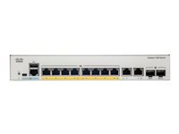 Cisco Catalyst 1000-8T-2G-L - Switch - Administrerad - 8 x 10/100/1000 + 2 x kombinations-Gigabit SFP (upplänk) - rackmonterbar C1000-8T-2G-L