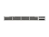 Cisco Catalyst 9200L - Network Essentials - switch - L3 - Administrerad - 48 x 10/100/1000 (PoE+) + 4 x 10 Gigabit SFP+ (upplänk) - rackmonterbar - PoE+ (370 W) C9200L-48PL-4X-E