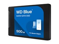 WD Blue SA510 WDS500G3B0A-00AXR0 - SSD - 500 GB - inbyggd - 2.5" - SATA 6Gb/s - blå WDS500G3B0A-00AXR0