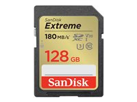 SanDisk Extreme PLUS - Flash-minneskort - 128 GB - UHS-I U3 / Class10 - SDXC UHS-I SDSDXWA-128G-GNCIN
