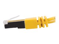 C2G Cat5e Booted Shielded (STP) Network Patch Cable - Patch-kabel - RJ-45 (hane) till RJ-45 (hane) - 10 m - STP - CAT 5e - formpressad - gul 83821