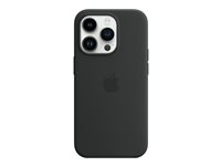 Apple - Baksidesskydd för mobiltelefon - med MagSafe - silikon - midnatt - för iPhone 14 Pro MPTE3ZM/A