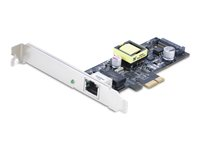 StarTech.com 1-Port 2.5Gbps NBASE-T PoE Network Card, Intel I225-V, 802.3af/at PoE+ Multi-Gigabit NIC, PCI Express Server LAN Card, SATA Powered Desktop Ethernet Interface - Supports Windows, Linux, VMware ESXI (PR12GIP-NETWORK-CARD) - Nätverksadapter - PCIe 2.0 låg profil - 2.5GBase-T (PoE+) x 1 - svart PR12GIP-NETWORK-CARD