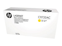 HP C9732AC - Gul - original - LaserJet - tonerkassett (C9732A) Contract - för Color LaserJet 5500, 5550 C9732AC