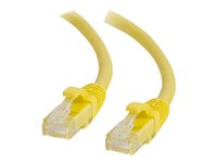 C2G Cat6 Booted Unshielded (UTP) Network Patch Cable - Patch-kabel - RJ-45 (hane) till RJ-45 (hane) - 5 m - UTP - CAT 6 - formpressad, hakfri, tvinnad - gul 83470