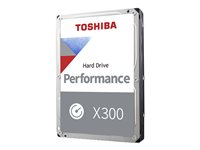 Toshiba X300 Performance - Hårddisk - 18 TB - inbyggd - 3.5" - SATA 6Gb/s - 7200 rpm - buffert: 512 MB HDWR51JUZSVA