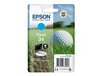 Epson 34 - 4.2 ml - cyan - original - bläckpatron - för WorkForce Pro WF-3720, WF-3720DWF, WF-3725DWF C13T34624010