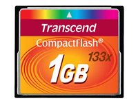 Transcend - Flash-minneskort - 1 GB - 133x - CompactFlash TS1GCF133