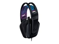Logitech G G335 Wired Gaming Headset - Headset - fullstorlek - kabelansluten - 3,5 mm kontakt - svart - Discord-certifierad 981-000978