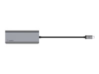 Belkin CONNECT USB-C 6-in-1 Multiport Adapter - Dockningsstation - USB-C - HDMI - GigE AVC008BTSGY