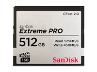 SanDisk Extreme Pro - flash-minneskort - 512 GB - CFast 2.0 SDCFSP-512G-G46D