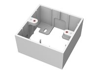 VISION TechConnect 3 1-Gang UK Backbox - Bakstycke - vit - 1-gang TC3 BACKBOX1G