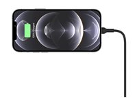 Belkin BoostCharge - Trådlös laddningshållare för bil - 10 Watt - svart - för Apple iPhone 12, 12 mini, 12 Pro, 12 Pro Max WIC004BTBK-NC