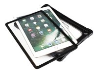 NutKase Rugged Case - Skyddsfodral för surfplatta - robust - svart, klar - 10.2" - för Apple 10.2-inch iPad (7:e generation, 8:e generation, 9:e generation) NK136B-EL