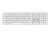 Apple Magic Keyboard with Touch ID and Numeric Keypad - Tangentbord - Bluetooth, USB-C - QWERTY - ryska - för iMac (Tidigt 2021); Mac mini (Sent 2020); MacBook Air (Sent 2020); MacBook Pro MK2C3RS/A