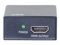 C2G HDMI Inline Extender 4K60 - Förlängd räckvidd för audio/video - 19-stifts HDMI typ A / 19-stifts HDMI typ A - upp till 50 m 82394