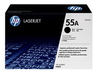 HP 55A - Svart - original - LaserJet - tonerkassett (CE255A) - för LaserJet Enterprise MFP M525; LaserJet Enterprise Flow MFP M525; LaserJet Managed MFP M525 CE255A