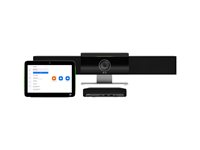 HP Poly Studio Medium Room Bundle - För zoomningsrum - paket för videokonferens (Poly Studio USB videobar, Poly TC10 pekstyrenhet, HP Mini Conferencing PC) - Zoomcertifierad, Certifierad för Microsoft-teams - svart 9C961AA