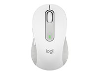 Logitech Signature M650 - Mus - optisk - 5 knappar - trådlös - Bluetooth, 2.4 GHz - Logitech Logi Bolt USB-mottagare - offwhite 910-006255