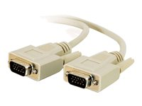 C2G Economy - VGA-kabel - HD-15 (VGA) (hane) till HD-15 (VGA) (hane) - 3 m - formpressad, tumskruvar 81162