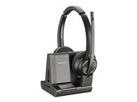 Poly Savi 8220 Office - Headset - på örat - DECT - trådlös - svart 8D3J2AA#ABB