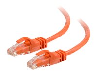 C2G Cat6 Booted Unshielded (UTP) Network Patch Cable - Patch-kabel - RJ-45 (hane) till RJ-45 (hane) - 1.5 m - UTP - CAT 6 - formpressad, hakfri, tvinnad - orange 83575