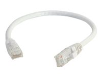 C2G Cat5e Booted Unshielded (UTP) Network Patch Cable - Patch-kabel - RJ-45 (hane) till RJ-45 (hane) - 10 m - UTP - CAT 5e - formpressad, hakfri, tvinnad - vit 83267