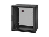 APC NetShelter WX AR112SH4 - Skåp - väggmontering - svart - 12U - 19" AR112SH4
