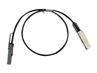 Cisco 40GBASE-CR4 Passive Copper Cable - Direktkopplingskabel - QSFP+ till QSFP+ - 5 m - dubbelaxlad - grå - för Catalyst 3016; Nexus 3016, 3064-E, 3064PQ, 3064-X QSFP-H40G-CU5M=