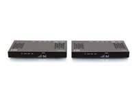 C2G HDMI HDBaseT + RS232 and IR over Cat Extender Box Transmitter to Box Receiver (18Gbps) - 4K 60Hz - Video/ljud/seriell förlängare - HDMI, HDBaseT - över CAT 6a - upp till 100 m C2G30026