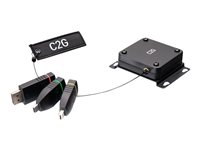 C2G 4K HDMI Retractable Universal Adapter Mount with Color Coded Connectors - Videoadaptersats - svart - stöd för 4K 29879