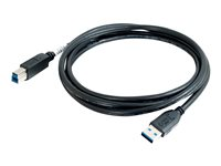 C2G - USB-kabel - USB typ A (hane) till USB Type B (hane) - USB 3.0 - 3 m - svart 81682