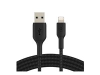 Belkin BoostCharge - Lightning-kabel - Lightning hane till USB hane - 2 m - svart CAA002BT2MBK