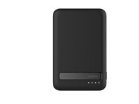 Belkin BoostCharge Pro - Trådlös powerbank - magnetisk med Qi2 - 5000 mAh - 15 Watt - Fast Charge (24 pin USB-C) - på kabel: USB-C - svart BPD006BTBK